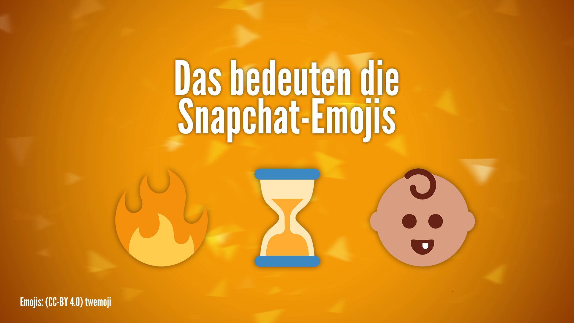 Bei was snapchat bedeuten die zeichen Snapchat emoji