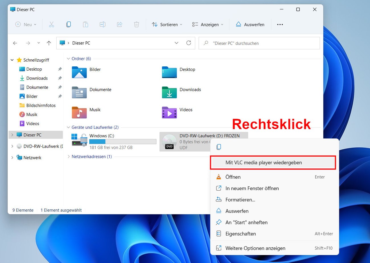 Windows 10/11: DVDs kostenlos abspielen – so geht’s