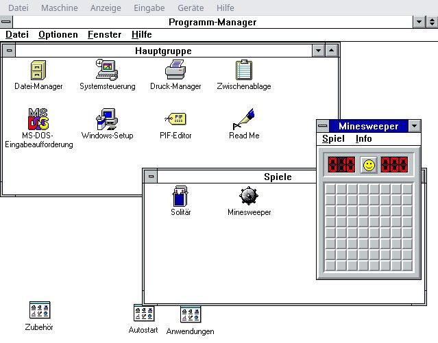 Windows 3.1 – Das waren noch Zeiten