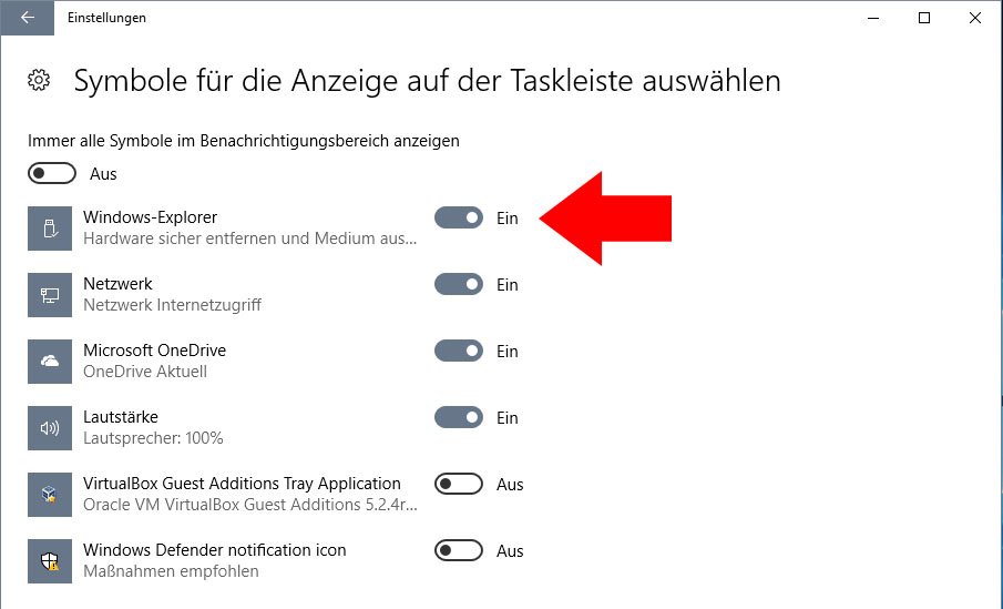 Hardware sicher entfernen (auch wenn Symbol fehlt) so geht's