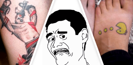 Ouch, das ging daneben: Die 23 schlimmsten Gaming-Tattoos