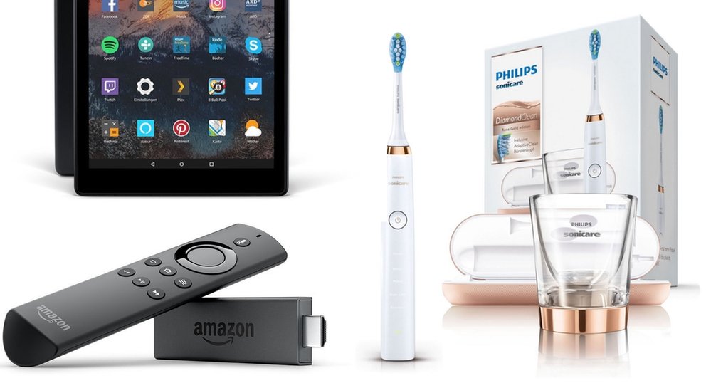 Amazon-Angebote: Amazon Fire TV mit 4K, Fire Tablet, Philips Sonicare und mehr