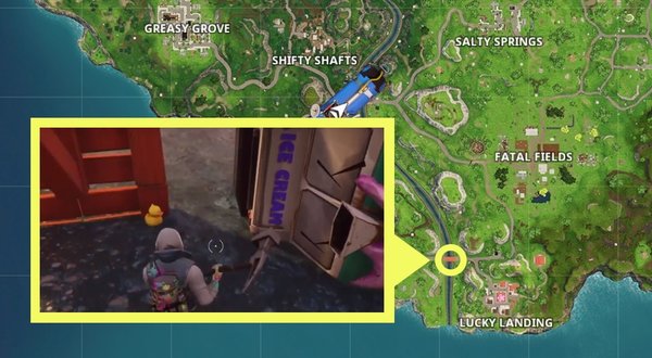 4 beste route um alle entchen einzusammeln - fortnite season 4 gummienten