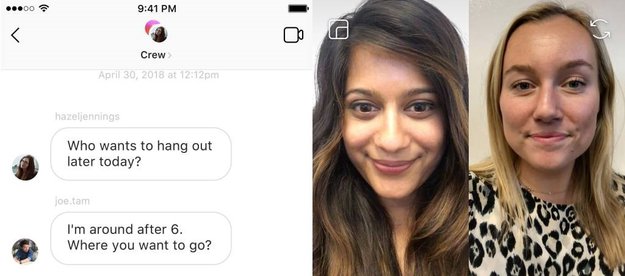 Instagram führt Video-Chats ein – auch für Gruppen-Anrufe