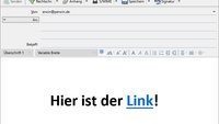 Link in E-Mail einfügen – so geht’s