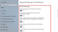 Windows 10: Benachrichtigungen deaktivieren – so geht's