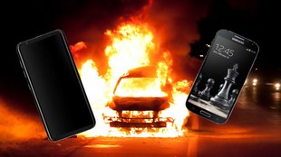 Auto abgebrannt: Neuer Akku-Ärger für Samsung?