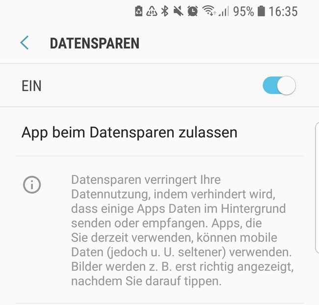 android-datensparen