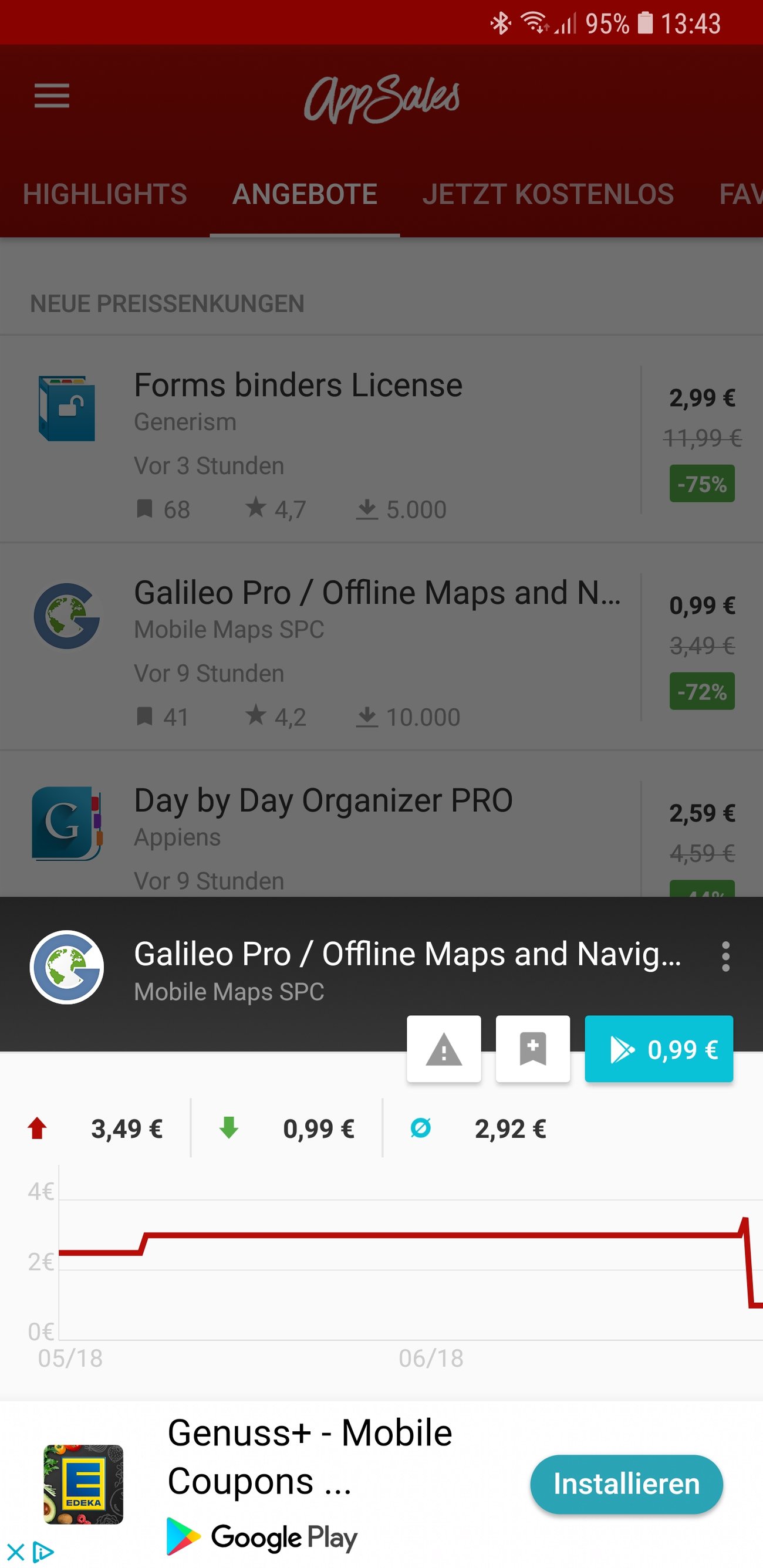 App des Tages – Jeden Tag neue App-Angebote bekommen
