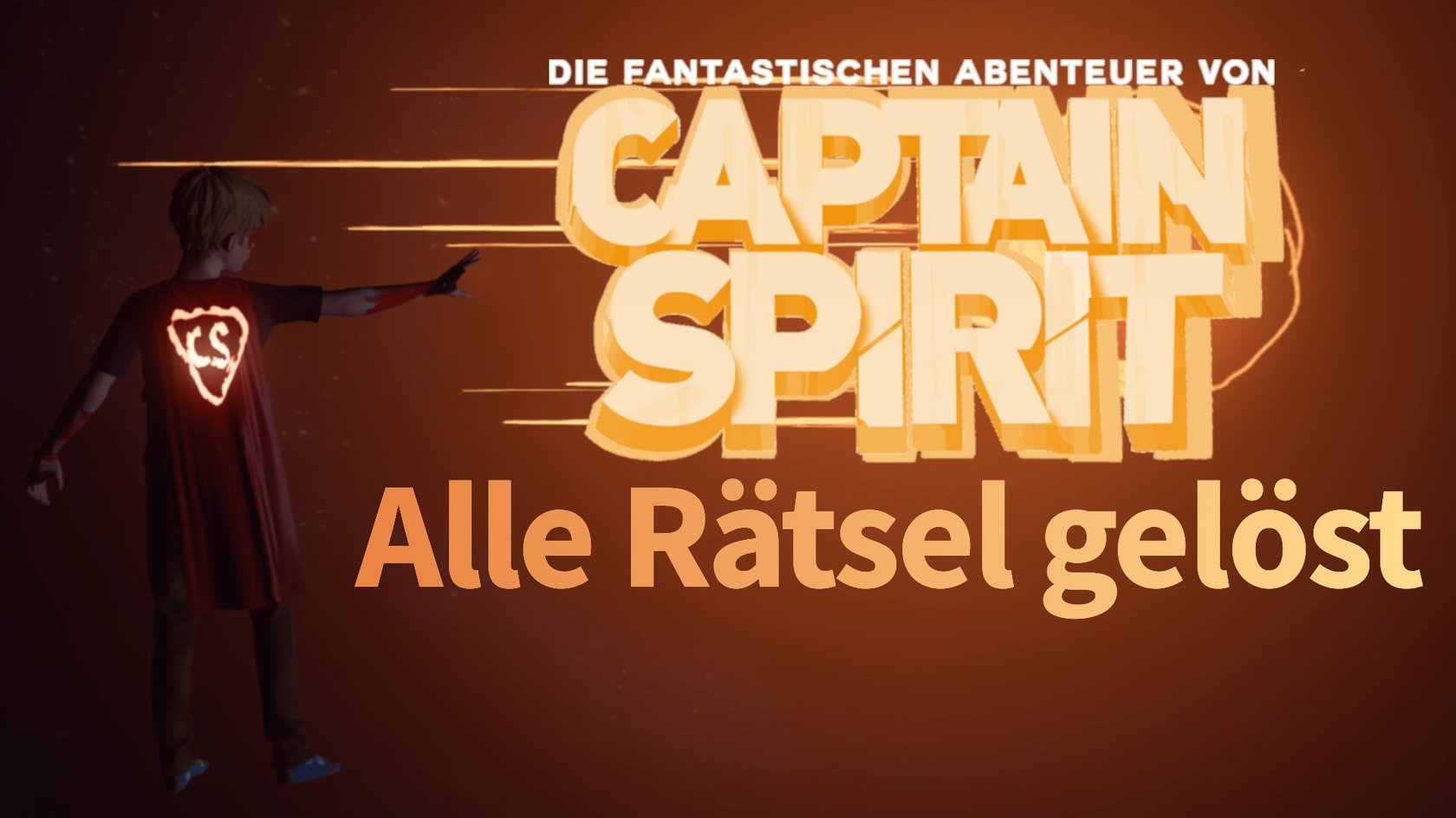Unser Chris hat sich für die leichte Rüstung und die Maske entschieden - damit ist Captain Spirit schnell, wendig und anonym!