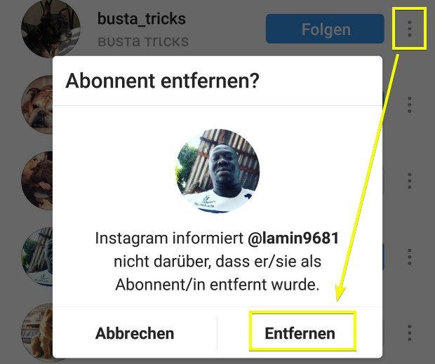 Instagram Abonnenten Vor Eigenen Followern Verstecken Instagram-Follower löschen, blockieren, entfernen – so wird’s gemacht