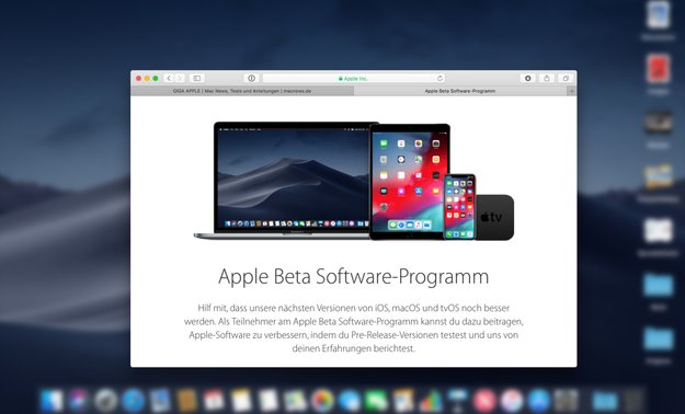 Public Beta von iOS 12 und macOS Mojave: Anmeldung und Installation, so gehts