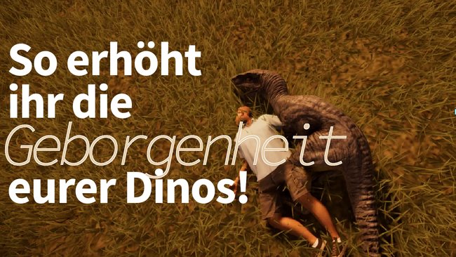 Unser Raptor Darla ist ausgebrochen und hat mit ihrer Beute gekuschelt, um ihre Geborgenheit zu erhöhen. (Nein. Das funktioniert nicht und war nur ein Spaß.)