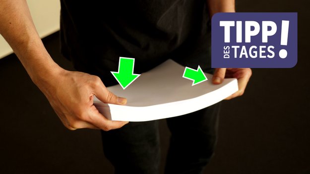 Papierstau im Drucker vermeiden – mit einem einfachen Handgriff