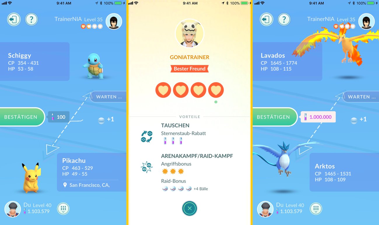 Pokémon GO TauschGuide Distanz, Kosten und Entwicklungen (2025)