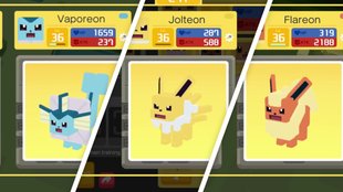 Pokémon Quest: Evoli entwickeln - so bekommt ihr Aquana, Blitza oder Flamara