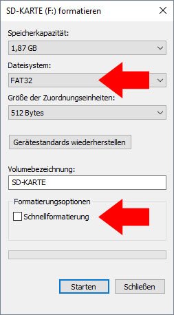 So formatiert ihr die SD-Karte richtig.