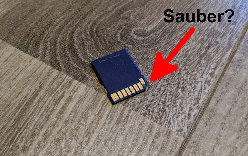 Lösung: SD-Karte wird nicht erkannt