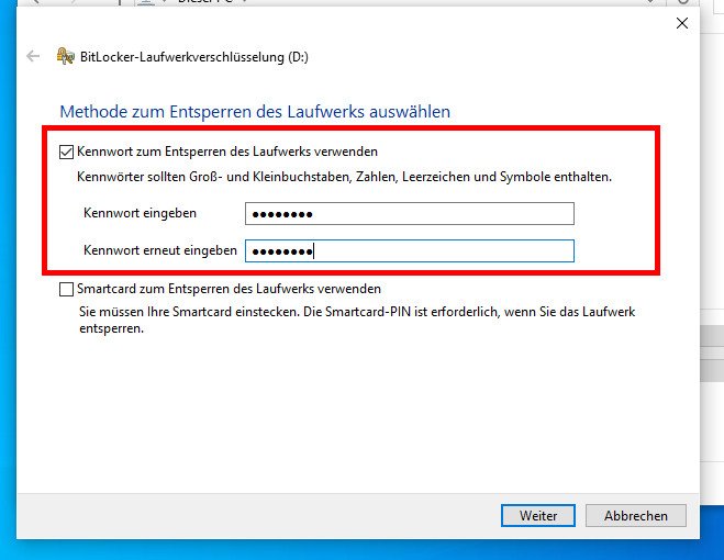 Windows 10/11 Ordner mit Passwort schützen so geht
