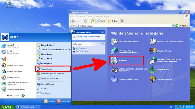 So deinstalliert ihr Programme in Windows XP. Bildquelle: GIGA