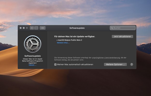 Zweite öffentliche Beta von macOS Mojave: So läuft’s