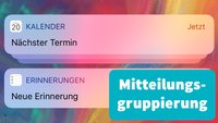iPhone: Benachrichtigungen gruppieren – so verwaltet ihr Mitteilungen in iOS 12