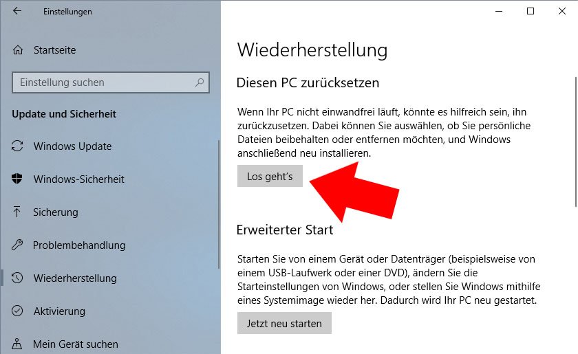 windows neu installieren ohne programme zu verlieren