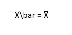 x-bar