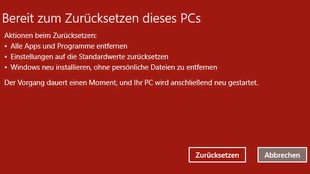 Fehler: Windows 10 lässt sich nicht zurücksetzen – so geht's trotzdem