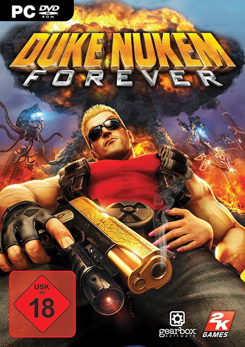 Das Spiel „Duke Nukem Forever“ wird als Vaporware bezeichnet. Bildquelle: 2K Games