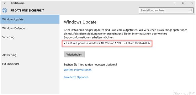 Lösung: 0x80242006-Update-Fehler in Windows
