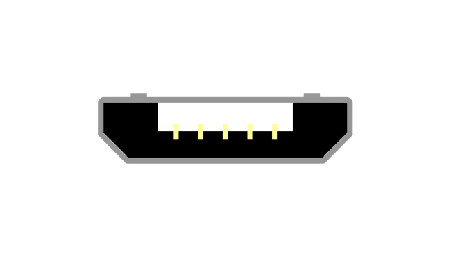 USB 2.0 Micro-B Schema Stecker