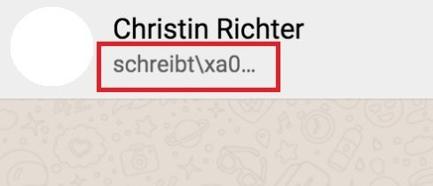 Schreibt Xa0 In Whatsapp Was Bedeutet Xa0