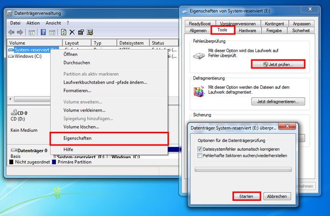 Die Für Das System Reservierte Partition Konnte Nicht Aktualisiert Werden Die für das System reservierte Partition konnte nicht aktualisiert werden