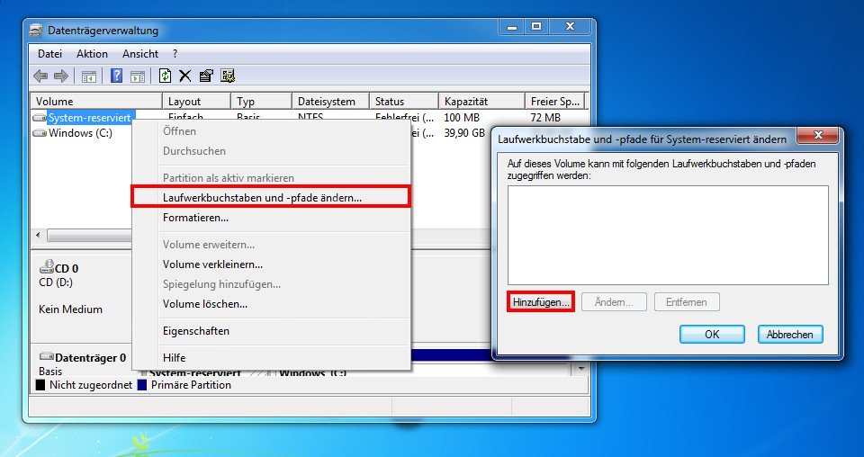 Die Für Das System Reservierte Partition Konnte Nicht Aktualisiert Werden Die für das System reservierte Partition konnte nicht aktualisiert werden