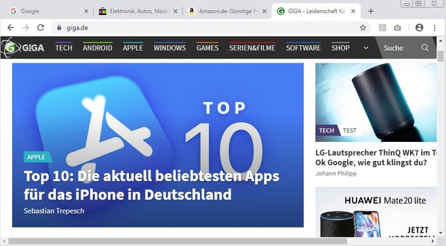 Google Chrome 69: Neues Design zum Jubiläum des beliebten Browsers