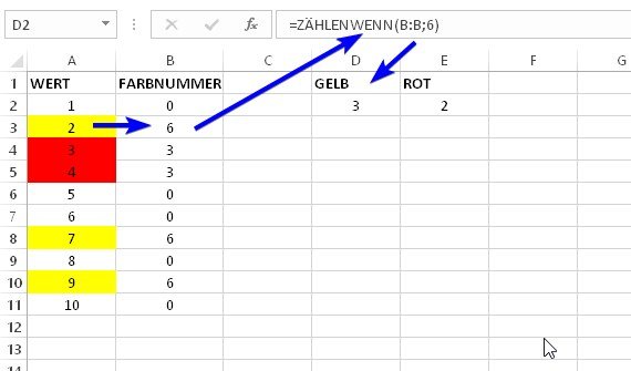 excel-farbige-zellen