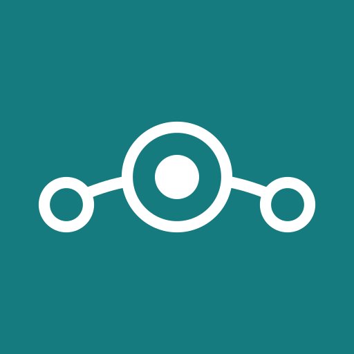 Das Boot-Logo von LineageOS.