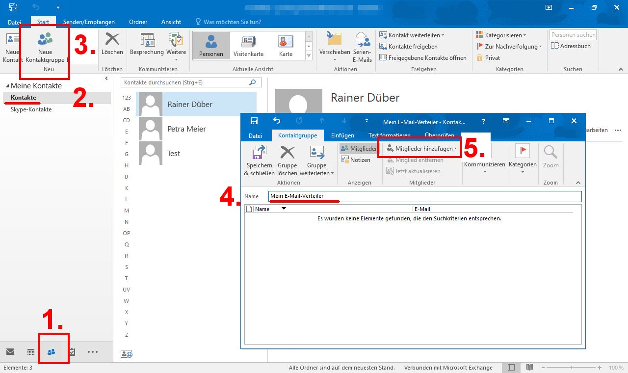 Outlook Verteiler Erstellen 16 10 07 So Geht S