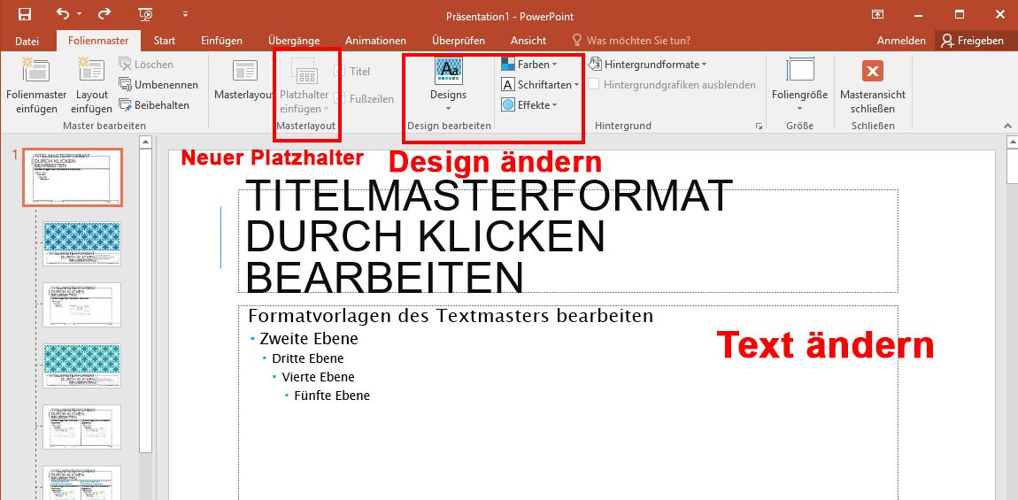 Powerpoint Folienmaster Andern So Geht S