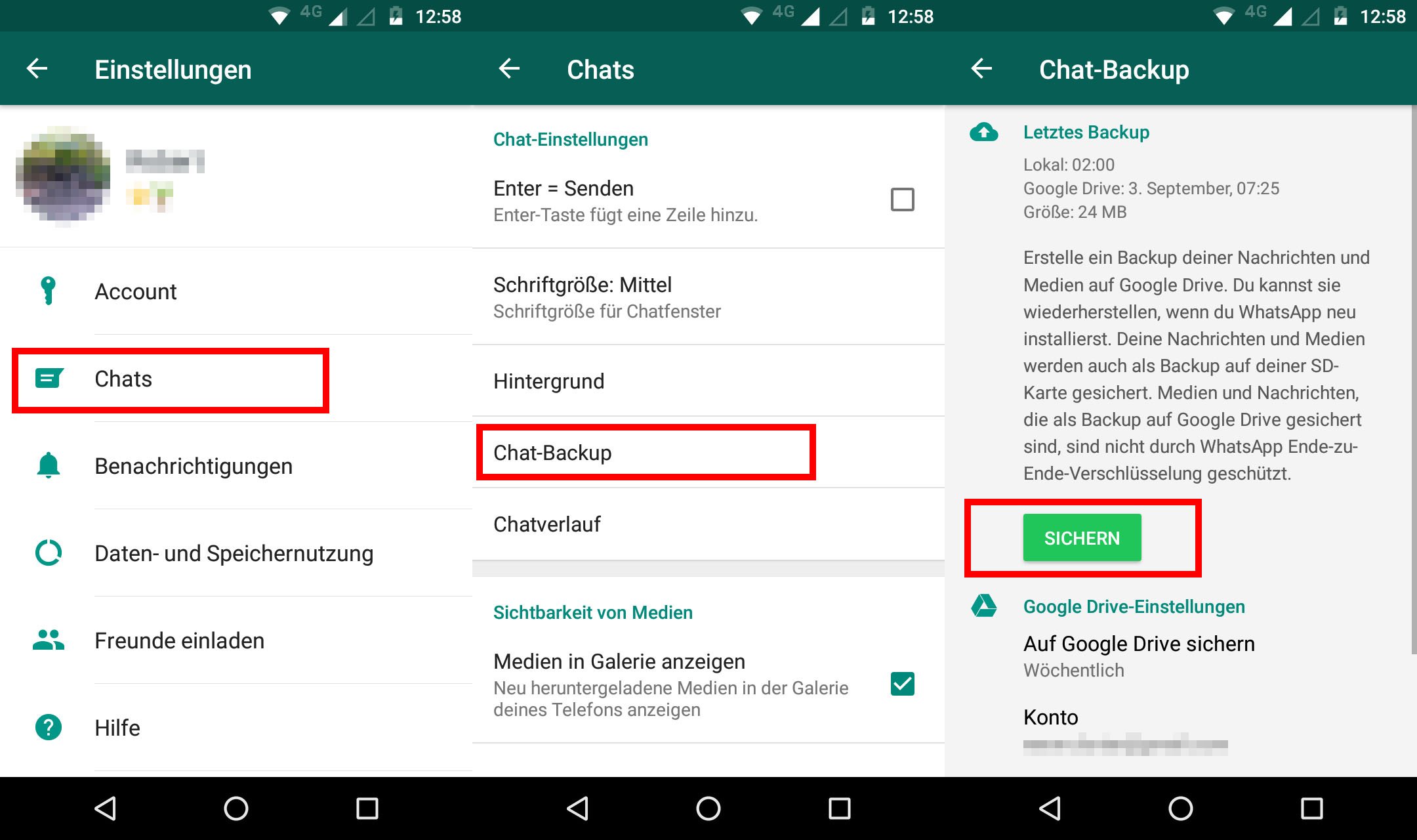 Whats app neues handy