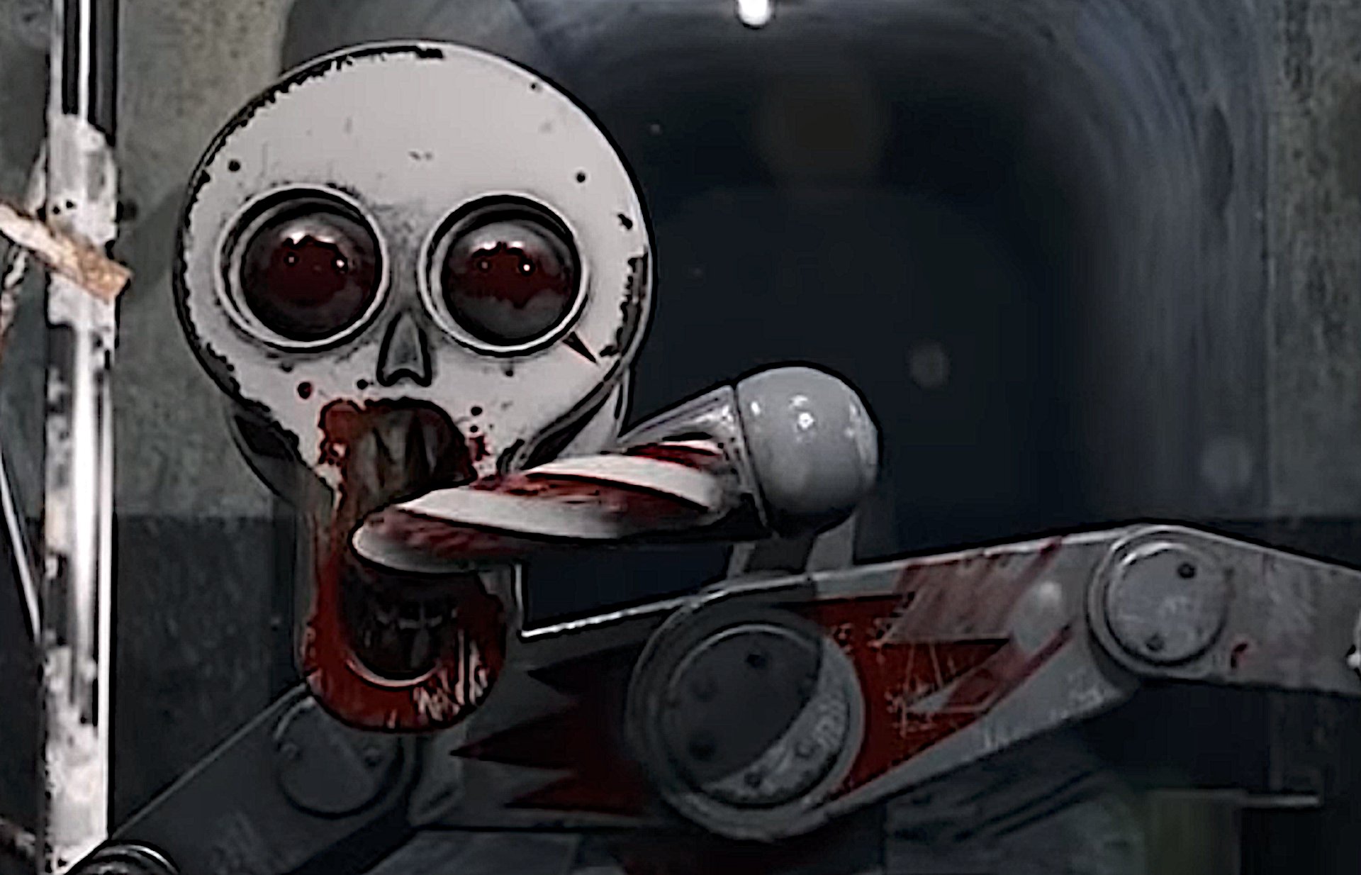 Atomic heart clown trap