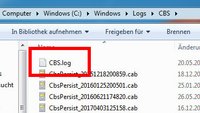 Windows: CBS.log-Datei belegt viel Speicherplatz – Löschen?