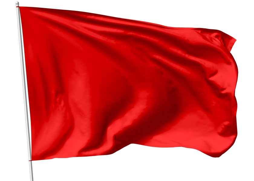 Rote Flagge