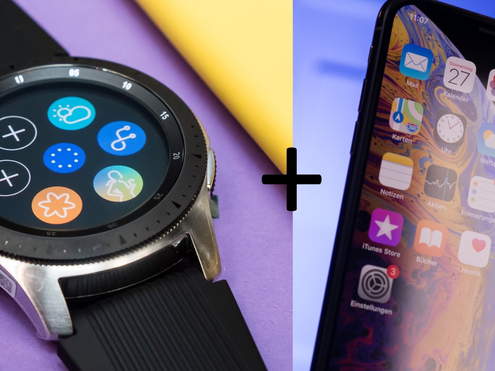 Samsung Galaxy Watch mit iPhone verbinden geht das