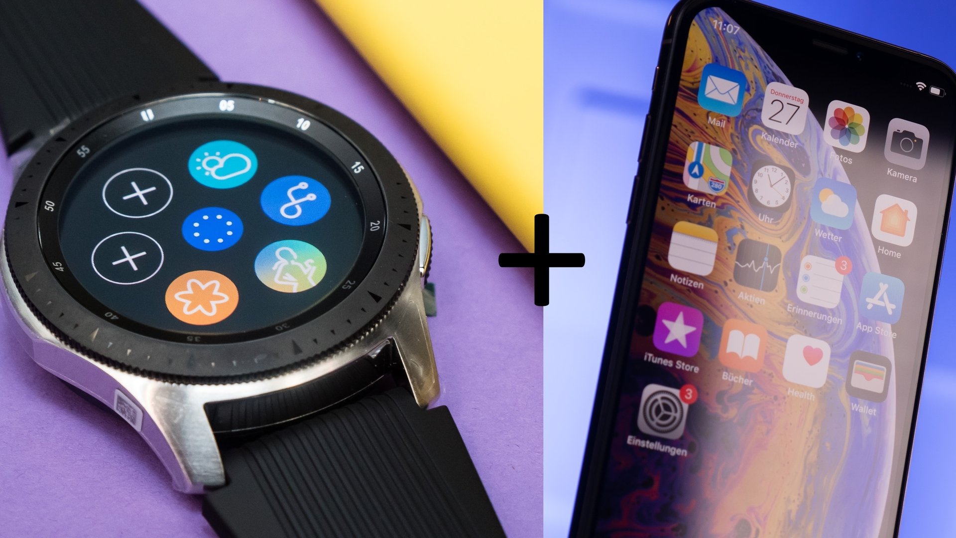 Samsung Galaxy Watch mit iPhone verbinden geht das?
