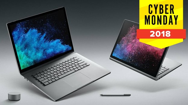 Surface Book 2 am Cyber Monday: Microsofts 2-in-1-Notebook zum neuen Bestpreis erhältlich