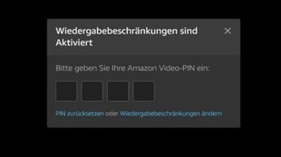 Amazon Video: PIN einrichten, ändern oder deaktivieren
