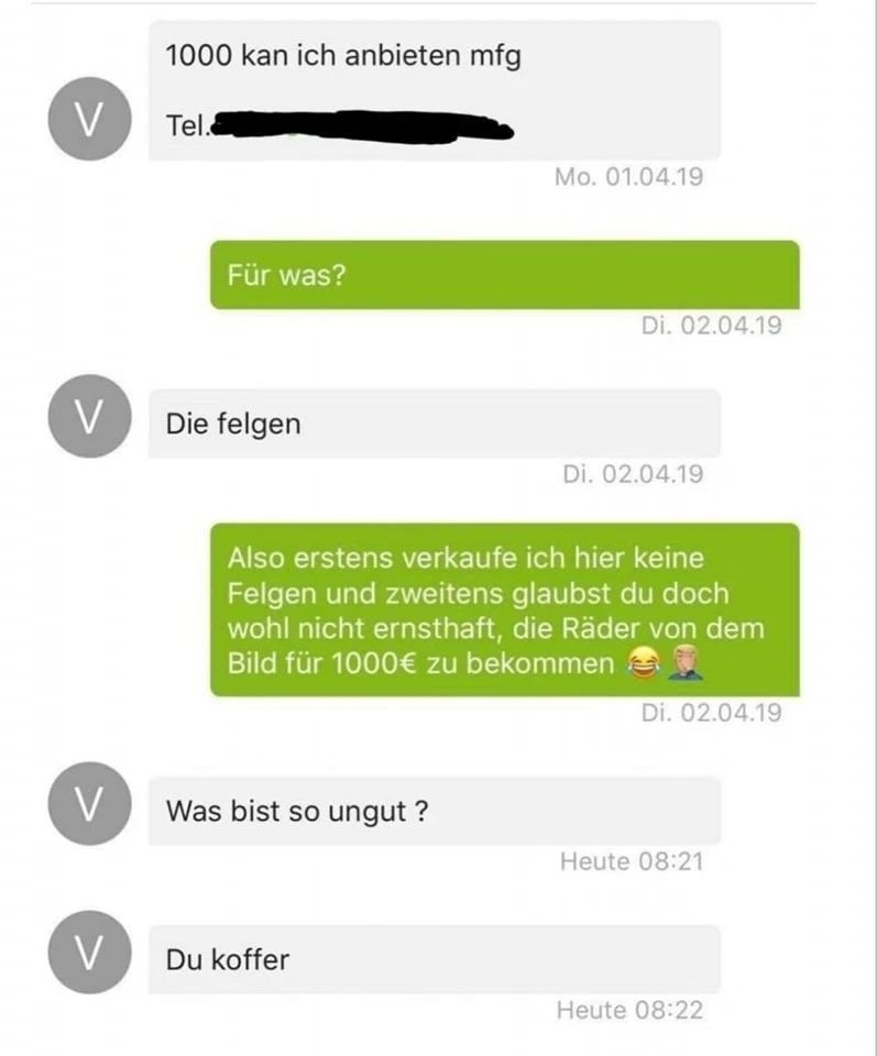 Quelle: Kleinanzeigen/Instagram