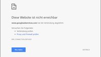 Lösung: ERR_CONNECTION_REFUSED in Chrome